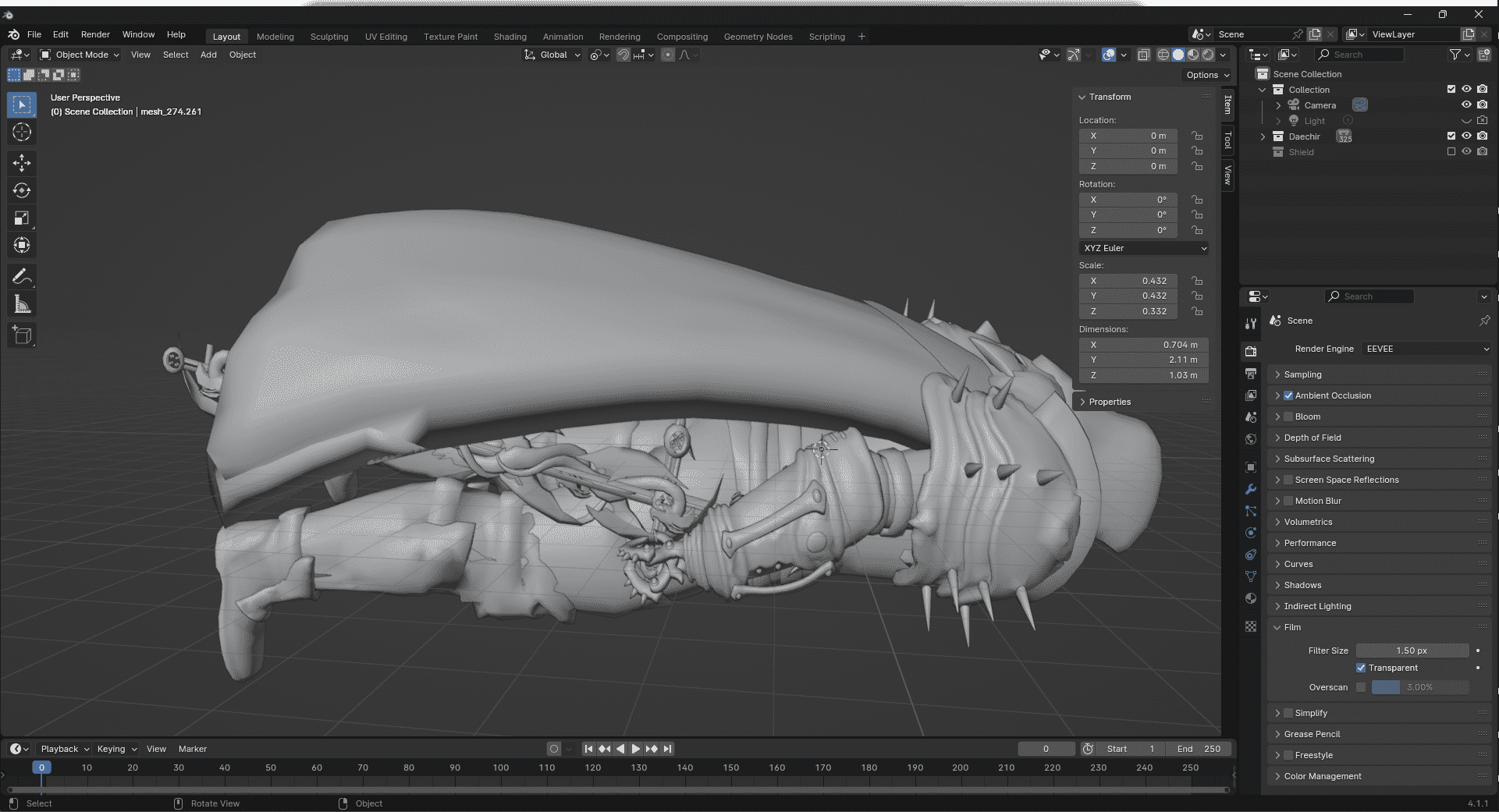 after normals recalculated